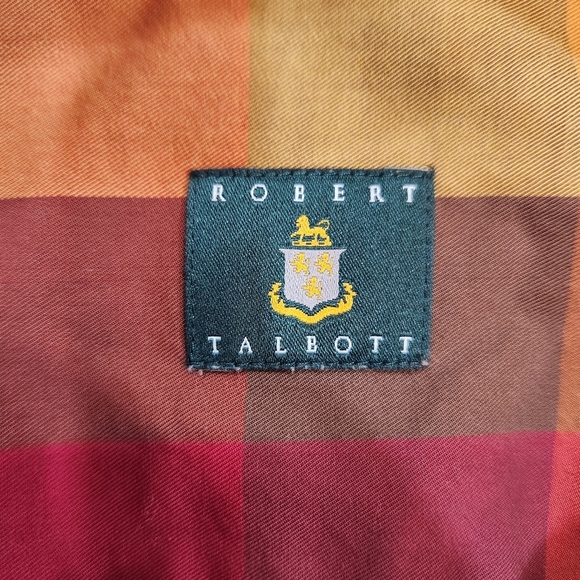 VTG Robert Talbott Shirt Long Sleeve Button Down Multicolor Plaid Mens Size M - Picture 6 of 13